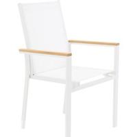Nohr Tuinstoel 'Dakisha' kleur Wit - thumbnail