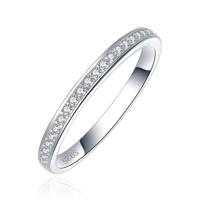 Elenza Sterling .925 Zilveren Ring met Zirkonia's-20mm - thumbnail