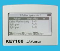 Kurth Electronic KE7010 Netwerktester Doorgang, Indentificatie, Onderbreking - thumbnail