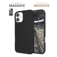 JT Berlin BackCase Pankow Solid Backcover Apple iPhone 16 Zwart MagSafe compatible, Inductieve lading, Stootbestendig - thumbnail