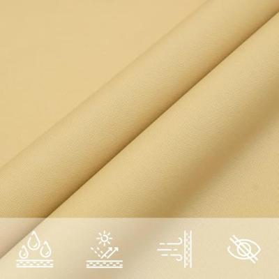 VidaXL Zonnezeil 4x2,5 m 100% polyester oxford zandkleurig
