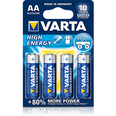 Varta 4906 High Energy Batterij