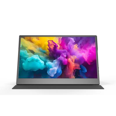Denver PMO-15604 LED-monitor Energielabel B (A - G) 39.6 cm (15.6 inch) 16:9 30 ms Mini-HDMI, USB-C, Hoofdtelefoon (3.5 mm jackplug) IPS LED