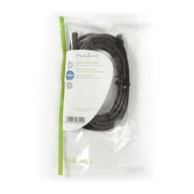 Optische Audiokabel | TosLink Male - TosLink Male | 3,0 m | Zwart