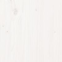 Bedframe massief hout wit 140x190 cm - thumbnail