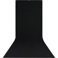 Westcott X-Drop Rimpelbestendige Achtergrond, Rijke Zwarte Sweep, 5' x 12' - thumbnail