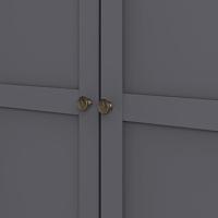 Kledingkast Amber - antraciet - 201x96x61 cm - thumbnail