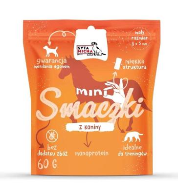 SYTA MICHA Mini horsemeat treats - traktatie voor hond - 60g