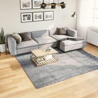 VidaXL Vloerkleed pamplona shaggy hoogpolig modern 240x240 cm blauw - thumbnail
