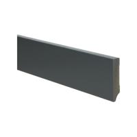 MDF Moderne plint 150x18 voorgelakt RAL9005 - lengte 240cm - thumbnail