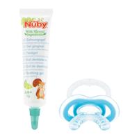 Gingivale gel + NUBY bijtring blauw - thumbnail