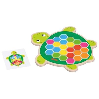 Goki houten schildpad puzzelspel rosy, 41st.
