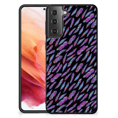 Samsung Galaxy S21 Back Case Feathers Color