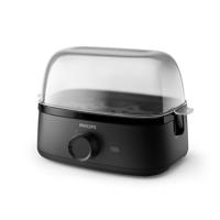 Philips HD9137/90 Eierkoker voor 6 Eieren Zwart/Transparant - thumbnail