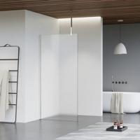 Fortifura Galeria inloopdouche - 30x200cm - mat glas - plafondarm - chroom SW797931/SW797904/SW804541 - thumbnail