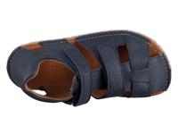 Gesloten blotevoetensandalen voor kinderen BAREFOOT FLEXY AVI FRODDO marineblauw - thumbnail