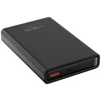 Ansmann PB222PD Powerbank 10000 mAh LiPo USB-A, USB-C Zwart Statusweergave - thumbnail