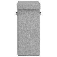 VidaXL Wasmand inklapbaar 26x34,5x59,5 cm kunstlinnen grijs - thumbnail