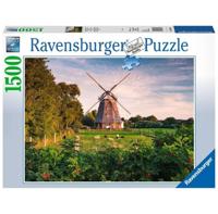 Puzzel ravensburger windmolen aan oostzee 1500st - thumbnail