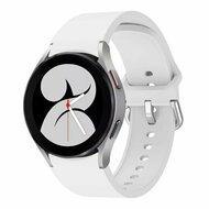 Samsung Galaxy watch 7 / Galaxy Watch FE - 40mm & 44mm - Classic sportbandje - Wit Samsung Galaxy watch 7 / Galaxy Watch FE - 40mm & 44mm - Classic sportbandje - Wit