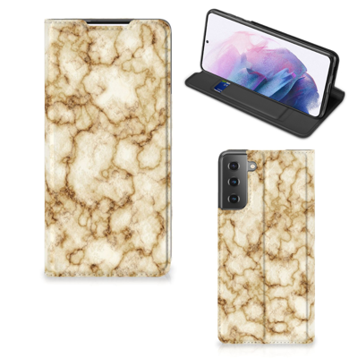 Samsung Galaxy S21 Plus | Standcase | Marmer Goud