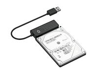 Conceptronic ABBY01B kabeladapter/verloopstukje USB A SATA Zwart - thumbnail