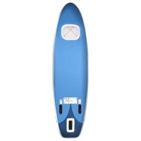 VidaXL Stand up paddleboardset opblaasbaar 300x76x10 cm zeeblauw - thumbnail