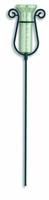 Kunststof regenmeter op standaard 76 cm - thumbnail