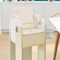 Kave Home Stoelkussen 'Nuun' t.b.v. kinderstoel, kleur Beige - thumbnail