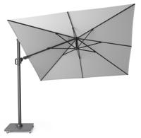 Platinum | Zweefparasol Challenger T² 300 x 300 cm | Lichtgrijs - thumbnail