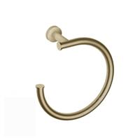 Hotbath Cobber handdoekring geborsteld messing CBA08BB - thumbnail