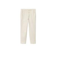 Mango Kids straight fit broek lichtbeige - thumbnail