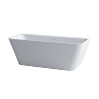 Clou InBe Ligbad Wandmodel Back to Wall 170x75x58 cm Acryl Wit Met Viega Badafvoer en Overloop Chroom - thumbnail