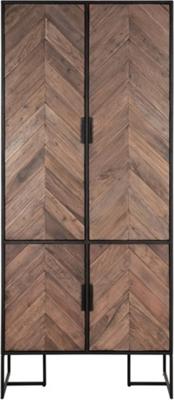 DTP Home Opbergkast 'Criss Cross' Hout en staal, 185 x 80cm
