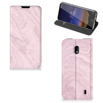 Nokia 2.2 | Standcase | Marble Pink - Origineel Cadeau Vriendin