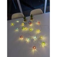 Konstsmide 3176-503 Motief lichtketting Kogel Binnen werkt op batterijen Aantal lampen 16 LED Warmwit Verlichte lengte: 2.25 m - thumbnail