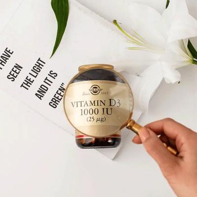 Solgar Vitamine D-3 1000 IU Softgels