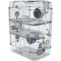 ZOLUX Rody3 trio 3-laags kooi - Voor hamsters, muizen en gerbils - L 41 x D 27 x H 53 cm - Wit - thumbnail
