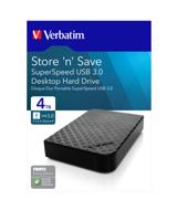 Verbatim Store n Save Gen2 2 TB Externe harde schijf (3,5 inch) USB-A 3.2 Gen 1 Zwart 47683 - thumbnail