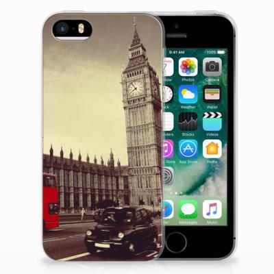 Apple iPhone SE | 5S | Silliconen Back Cover | Londen Apple iPhone SE | 5S | Silliconen Back Cover | Londen