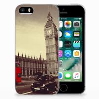 Apple iPhone SE | 5S | Silliconen Back Cover | Londen - thumbnail