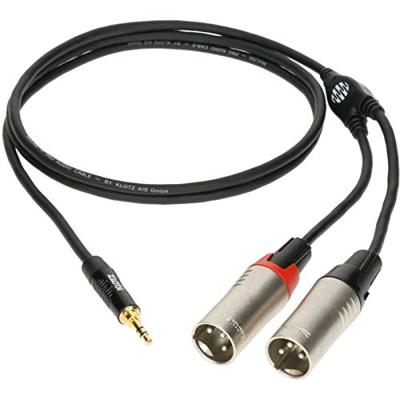Klotz KY9-180 Y-kabel mini jack naar XLR 1.8 meter