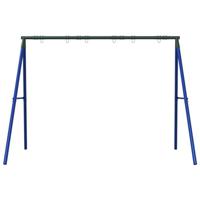 Schommelframe voor buiten met 6 ophanghaken staal blauw - thumbnail