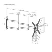 TV houder Aisens WT65TSLE-385 35 kg - thumbnail