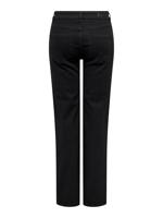 Only Onlblush Mid Straight Dnm Rea2343 Noos 15330777 Straight Leg Black Denim - thumbnail