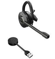 Jabra Engage 55 SE Convertible Link400c On Ear headset DECT, Kabel Zwart Ruisonderdrukking (microfoon) Mono Computer - thumbnail