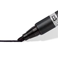 Permanente markeerstift Staedtler Lumocolor 348 Zwart (10 Stuks) - thumbnail