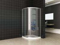 ACTIE Wiesbaden Douchecabine | Kwartrond 80x80x190cm | 5mm Helder Glas - thumbnail