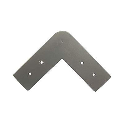 Stalen meubelpoot grijs rond ø 4 cm en hoogte 15 cm