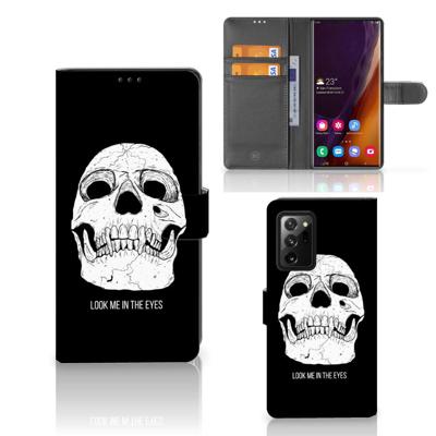 Telefoonhoesje met Naam Samsung Galaxy Note20 Ultra Skull Eyes Telefoonhoesje met Naam Samsung Galaxy Note20 Ultra Skull Eyes